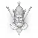 king Baldwin iv tattoo design idea