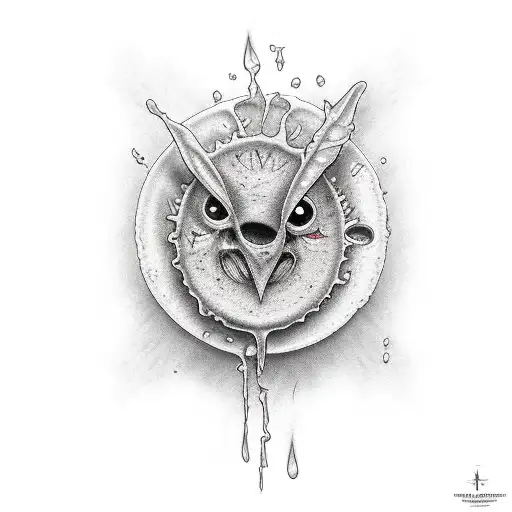 flapjack tattoo design idea