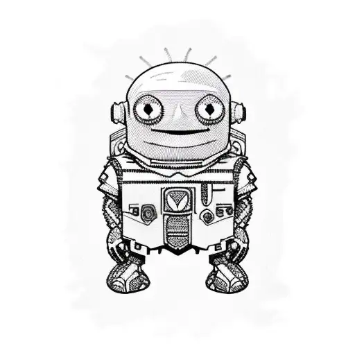 cyberpunk spongebob tattoo design idea