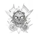 flapjack tattoo design idea