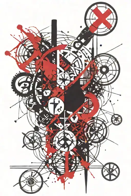 runes for strength, power,knowledge  tattoo design idea