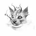 narco eyes tattoo design idea