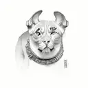 narco eyes tattoo design idea