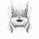 narco eyes tattoo design idea