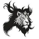 aslan tattoo design idea