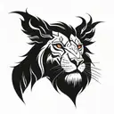 aslan tattoo design idea