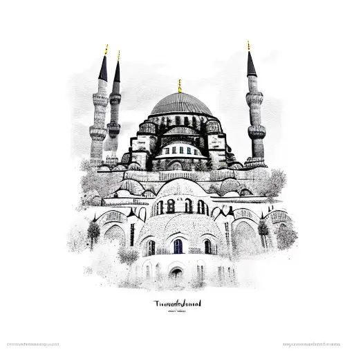 istanbul turkey tattoo design idea