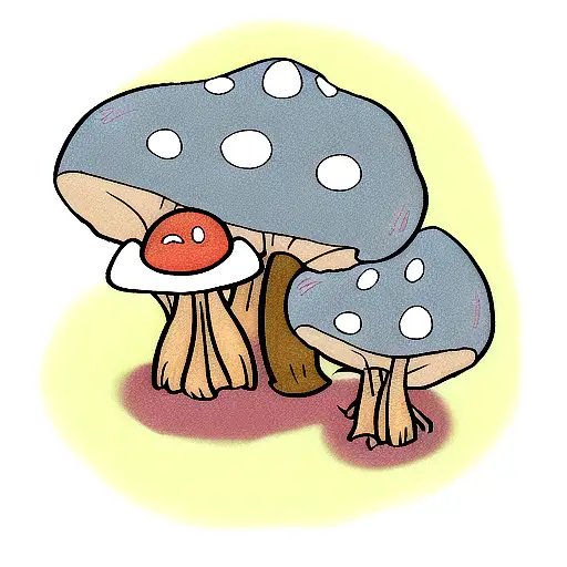 an alien mushroom that Remember Jesus christ tattoo design idea