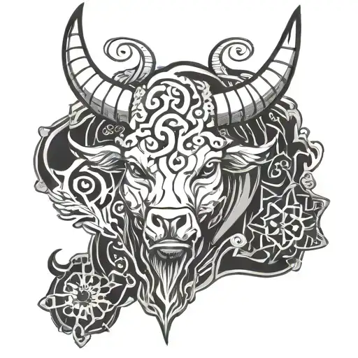 black clover blackbull tattoo design idea