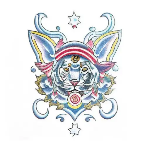 versace pattern  tattoo design idea