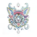 versace pattern  tattoo design idea