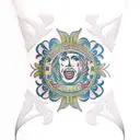 versace pattern  tattoo design idea