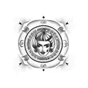 versace greca pattern  tattoo design idea