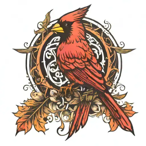 cardinal virtues tattoo design idea