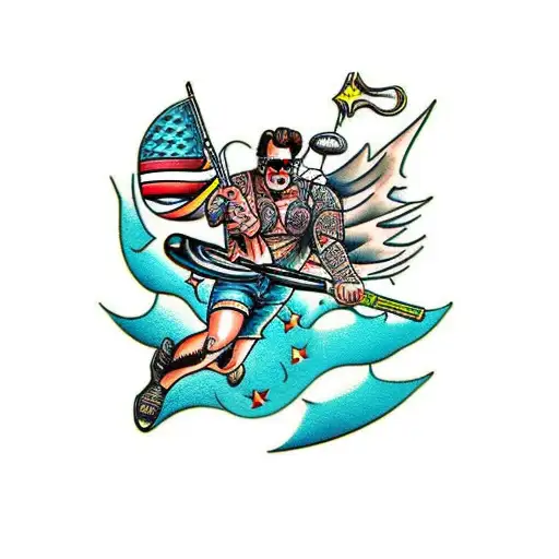 serious Sam  tattoo design idea