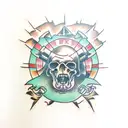 serious Sam  tattoo design idea