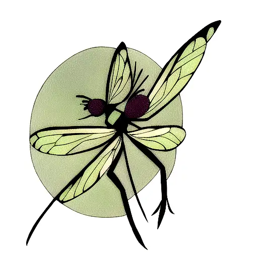 Dragonfly tattoo design idea