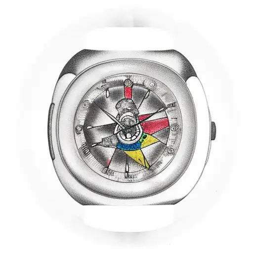 The ring from halo inside a broken watch clocking 3:43  tattoo design idea