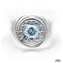 the ring from halo the game inside a broken clock tattoo design idea