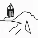 outline of Sicily tattoo design idea