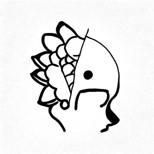 lisa simpson tattoo design idea