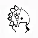 lisa simpson tattoo design idea