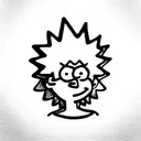 lisa simpson tattoo design idea