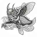 helldiver 2 tattoo design idea