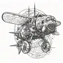 helldiver 2 tattoo design idea