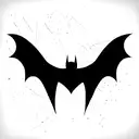 bat evil tattoo design idea