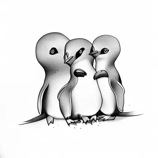 Wooden Jigsaw Puzzle-PENGUIN FAMILY - KAAYEE