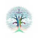 tree of life and death  tattoo design idea