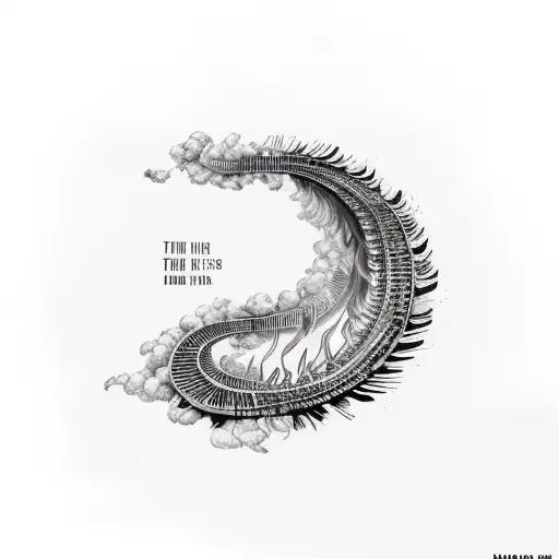 Piano keys with flames that show a little story about someone dying tattoo design idea