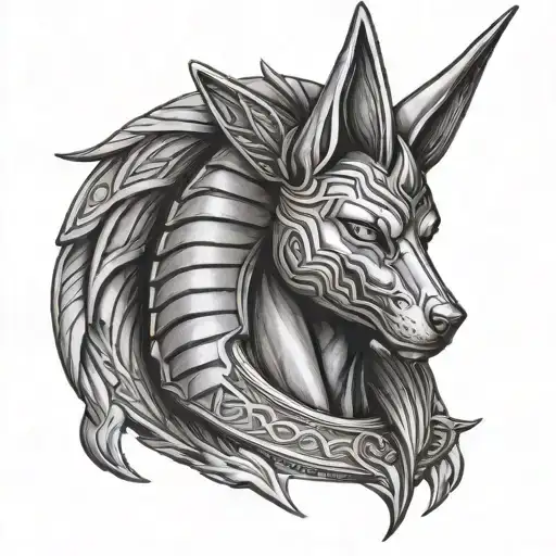 Anubis tattoo design idea