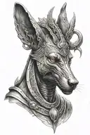 Anubis tattoo design idea