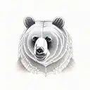 Bear tattoo design idea