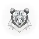 Bear tattoo design idea