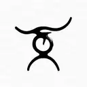 surreal, punk, boho, symbol tattoo design idea