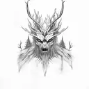 leshen from the witcher series tattoo design idea