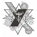 success academic symbols tattoo design idea