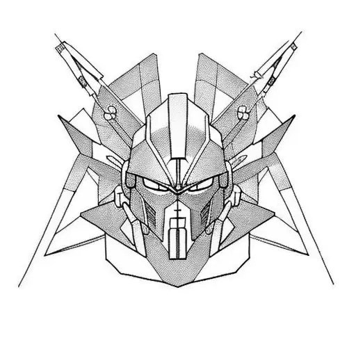 gundam tattoo design idea