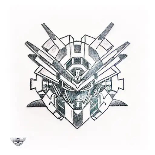gundam tattoo design idea