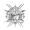 gundam tattoo design idea