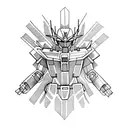 gundam tattoo design idea