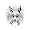 Kitsune Fox tattoo design idea