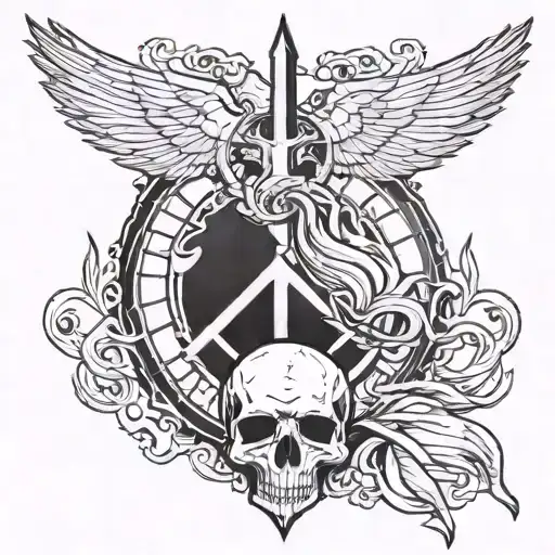 If you want peace, prepare for war tattoo design idea