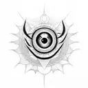 Evil Eye tattoo design idea