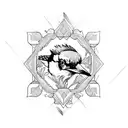 bluejay tattoo design idea