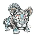 tezcatlipoca and a jaguar tattoo design idea