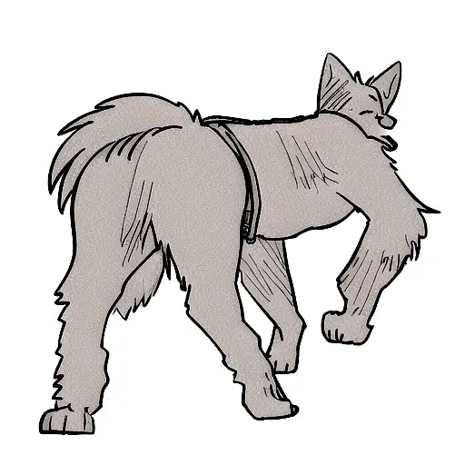 dog lover and a guy who rised up from the lows tattoo design idea